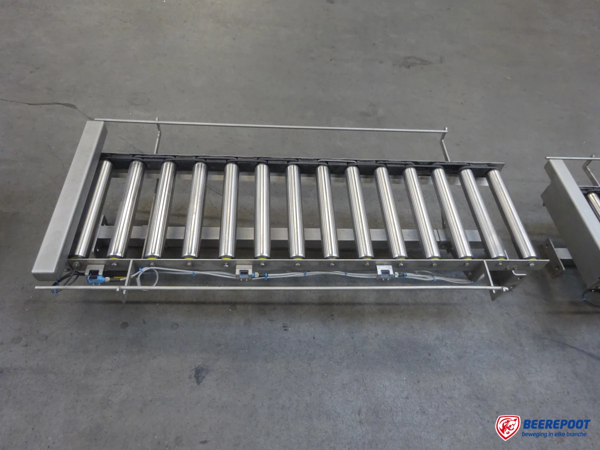 Rollenbaan, drive, RVS